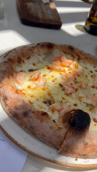 Sixty Vines - Shrimp Pizza - New American Near Me - Boca Raton, Florida
