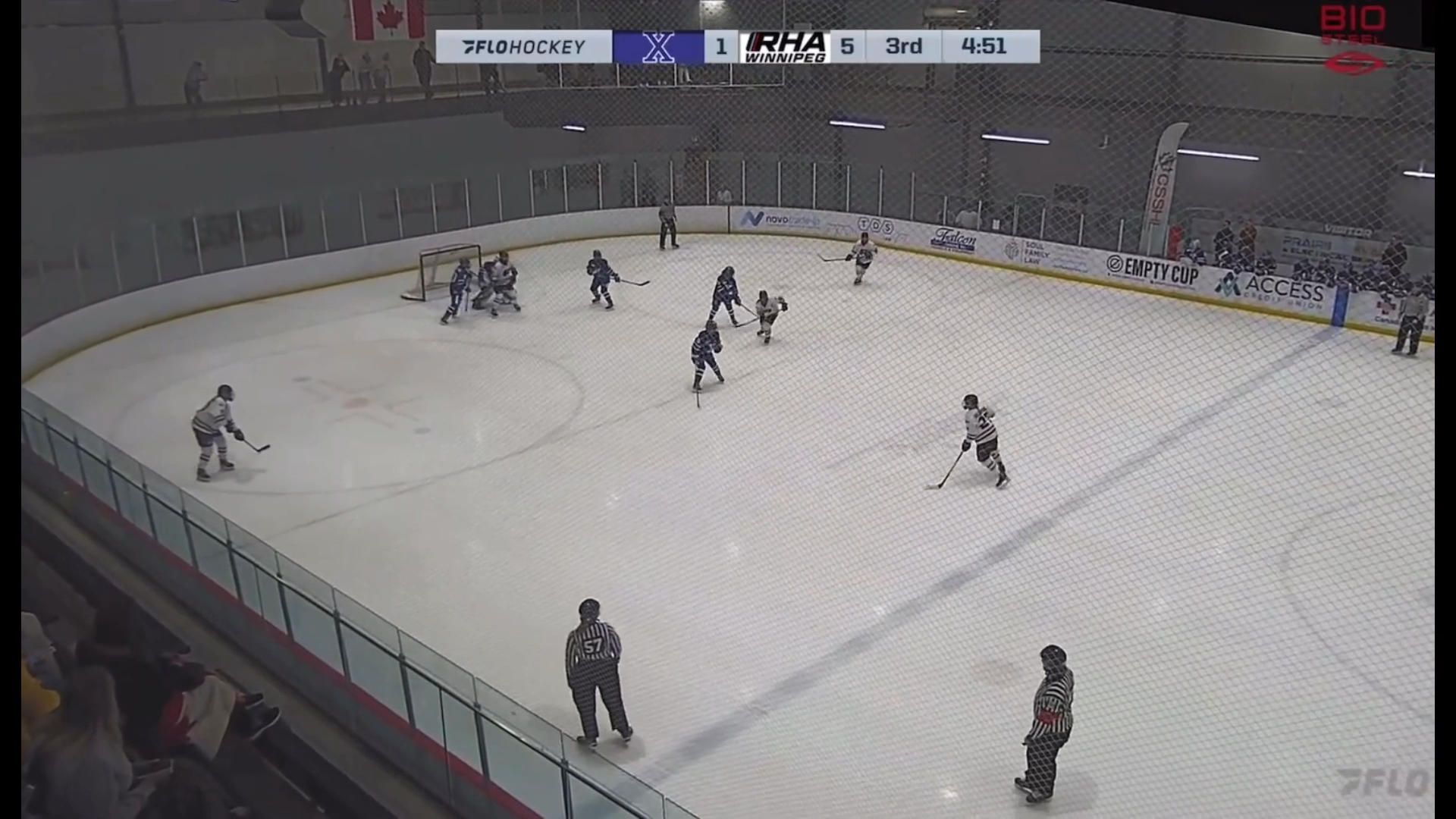 Ava Hrubeniuk's Power Play Goal | RINK HA Winnipeg U18 Prep