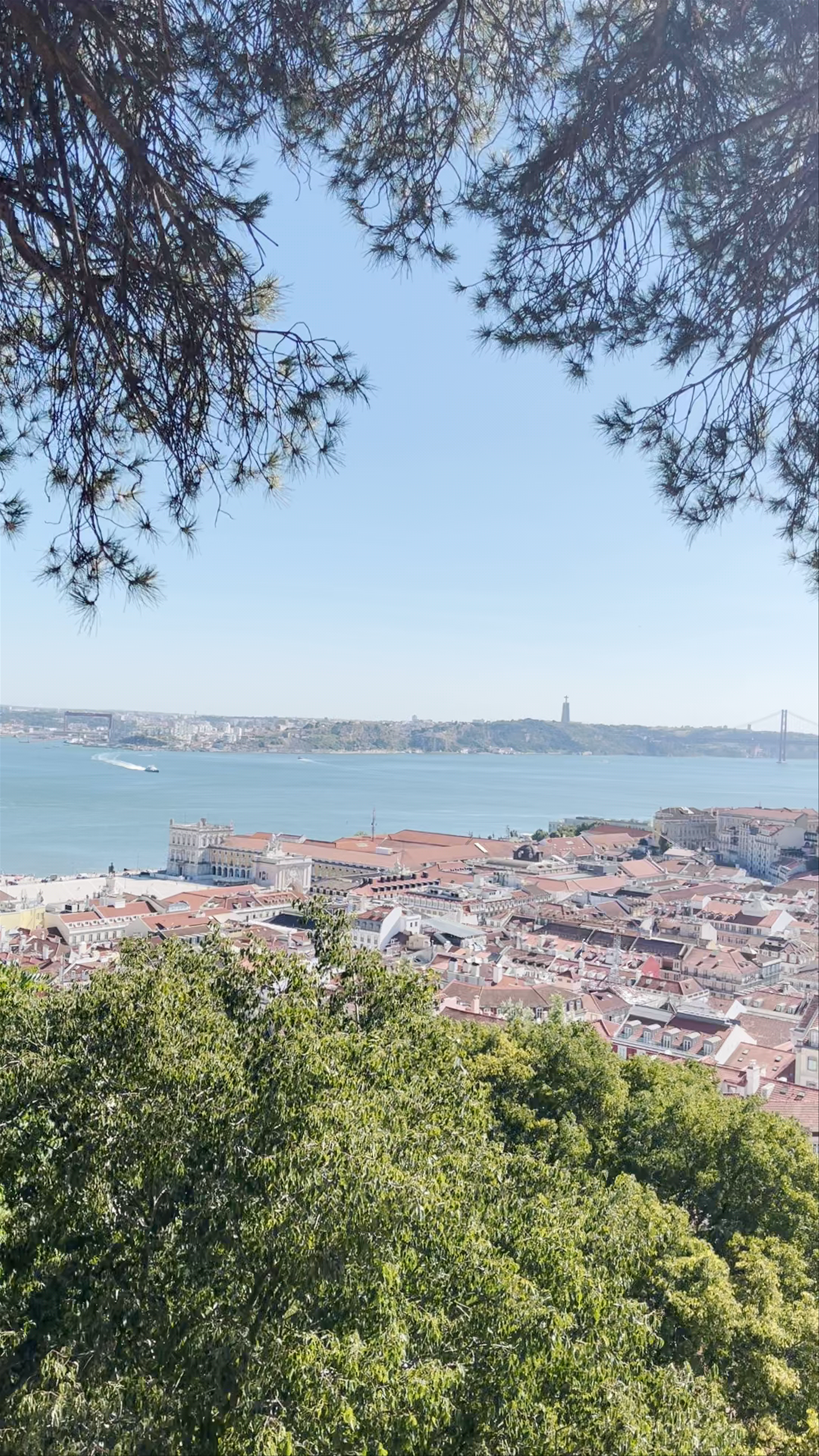 Panoramic Views from Castelo de S. Jorge in Lisbon