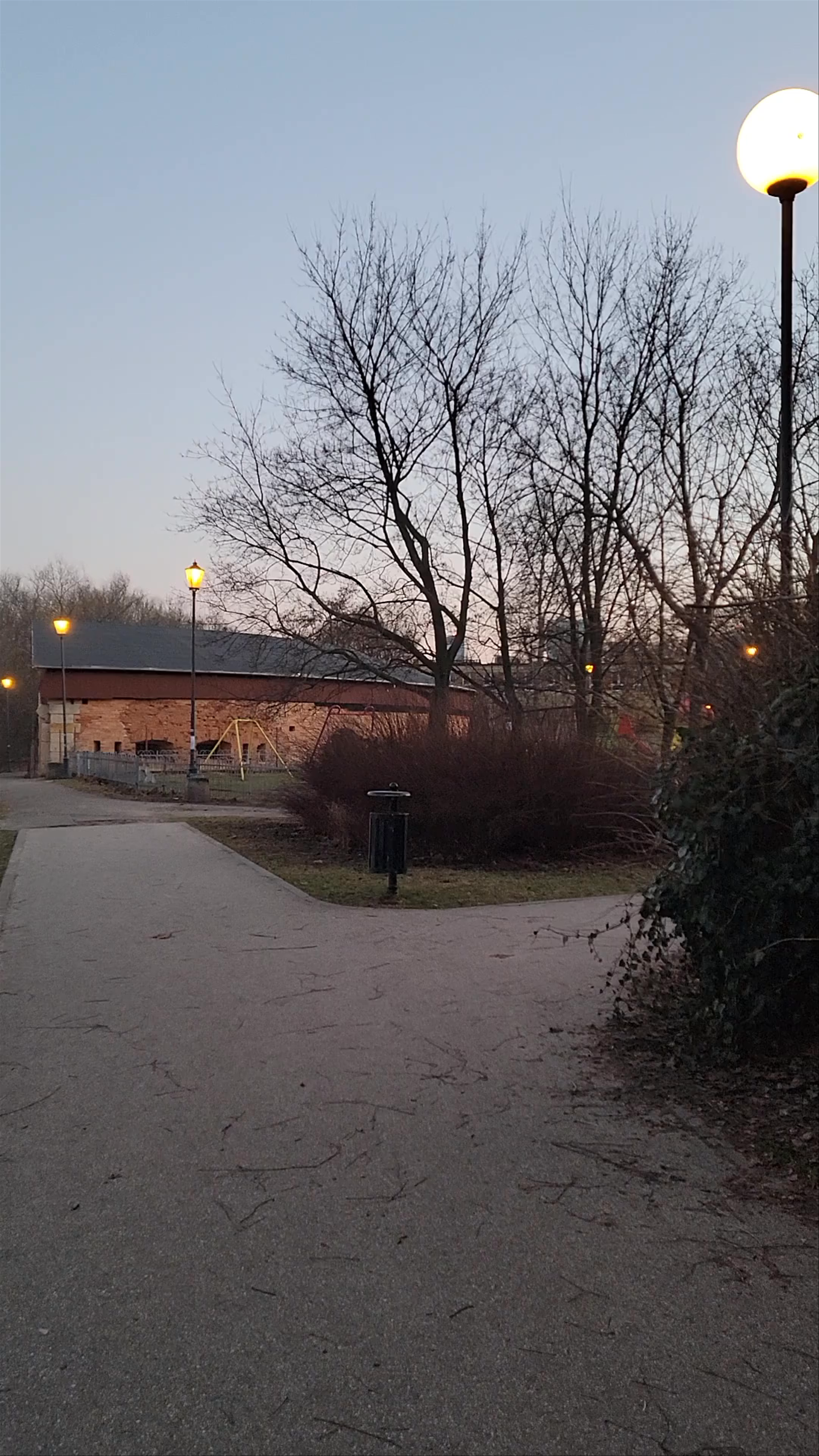 Evening Serenity at Park Fosa i Stoki Cytadeli in Warsaw