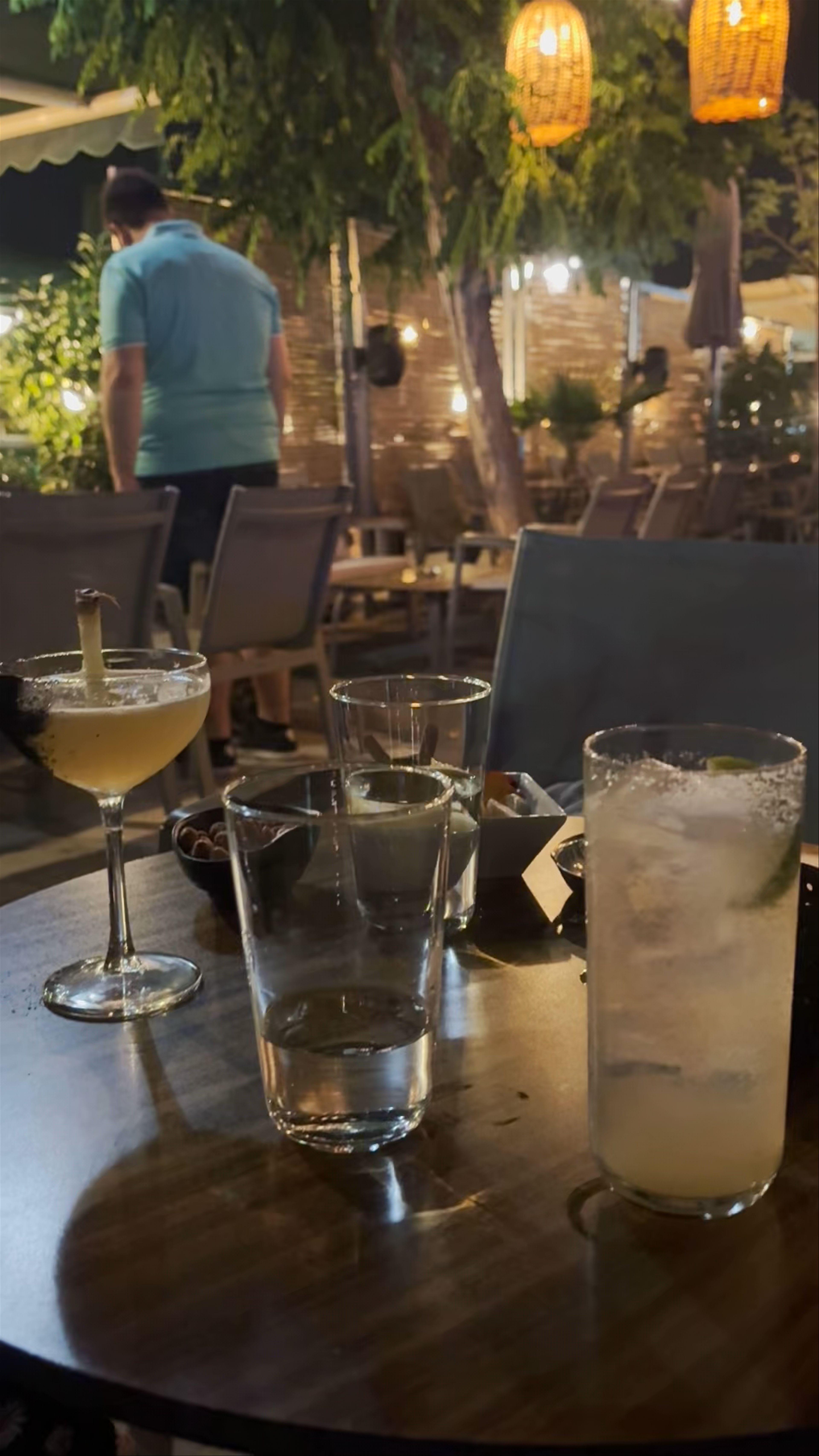 Evening Chill at Margarita Fresh All Day Bar, Potos, Greece