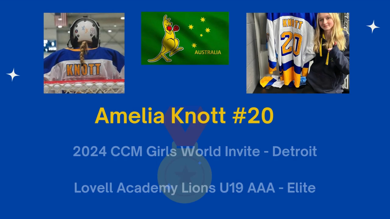 Amelia Knott's Goaltending and Tournament Win at the 2024 CCM Girls World Invite