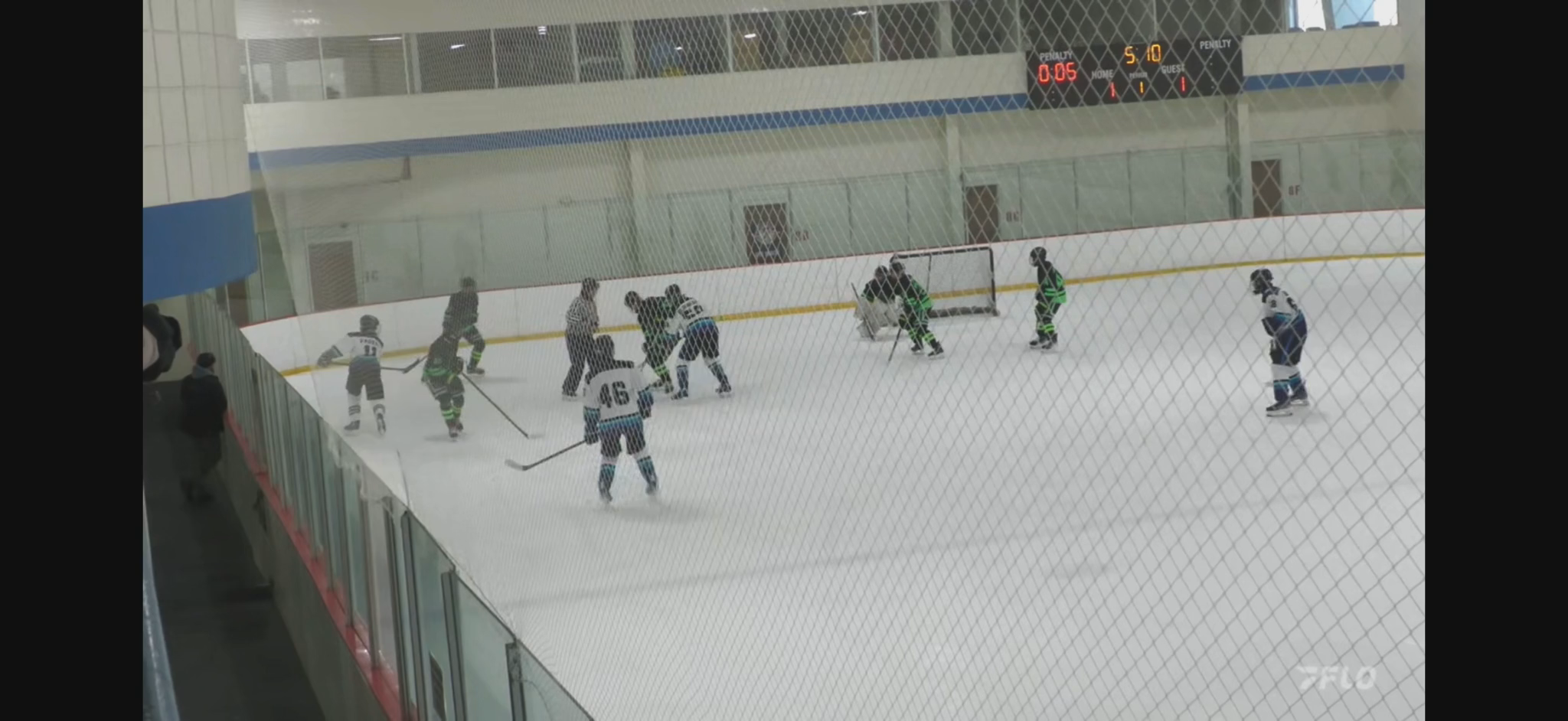 Daniel Burnham's SH Goal Off Faceoff | Salt Lake Effect 18U AA