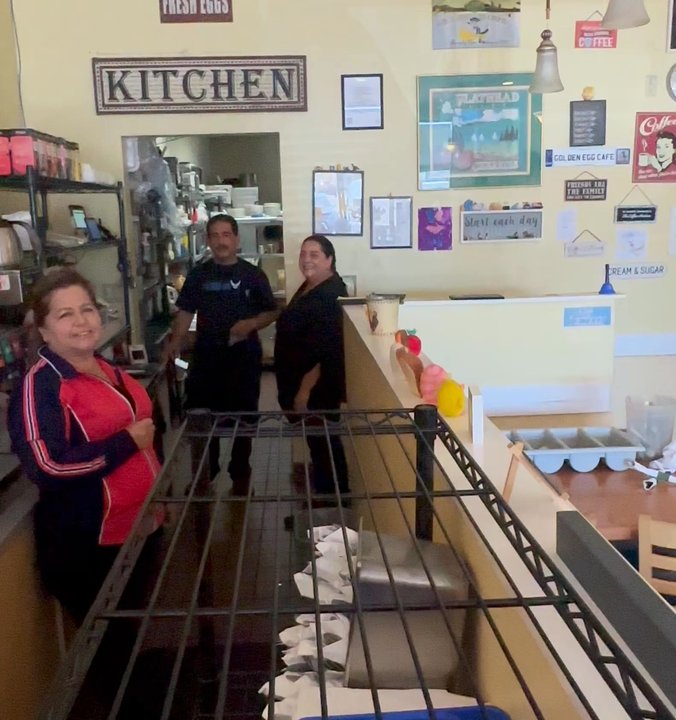 Golden Egg Cafe - A short video of the owners, Alicia and Romero - Breakfast & Brunch Near Me - Oxnard, California