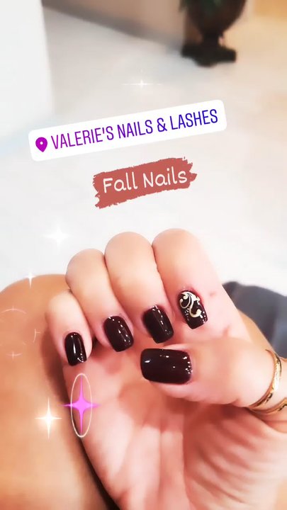 Valerie's Nail & Lashes - Done by Ann "Fall Nails" - Nail Salons Near Me - Richmond, Texas