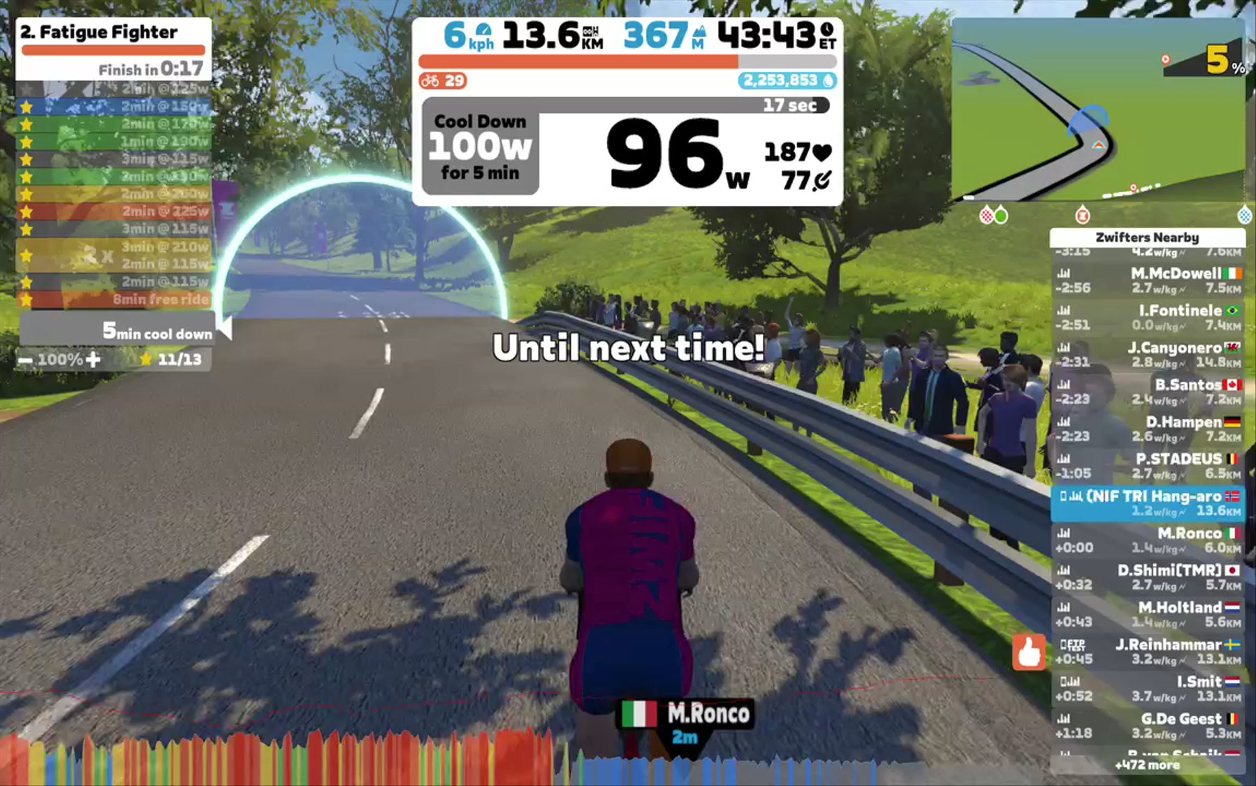 Zwift - Zwift Academy: Workout 2 | Fatigue Fighter in France