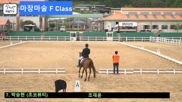 박승현 (초코뷰티) — 제1회 은퇴경주마 품평회 및 승마대회 · 마장마술 F1 Class