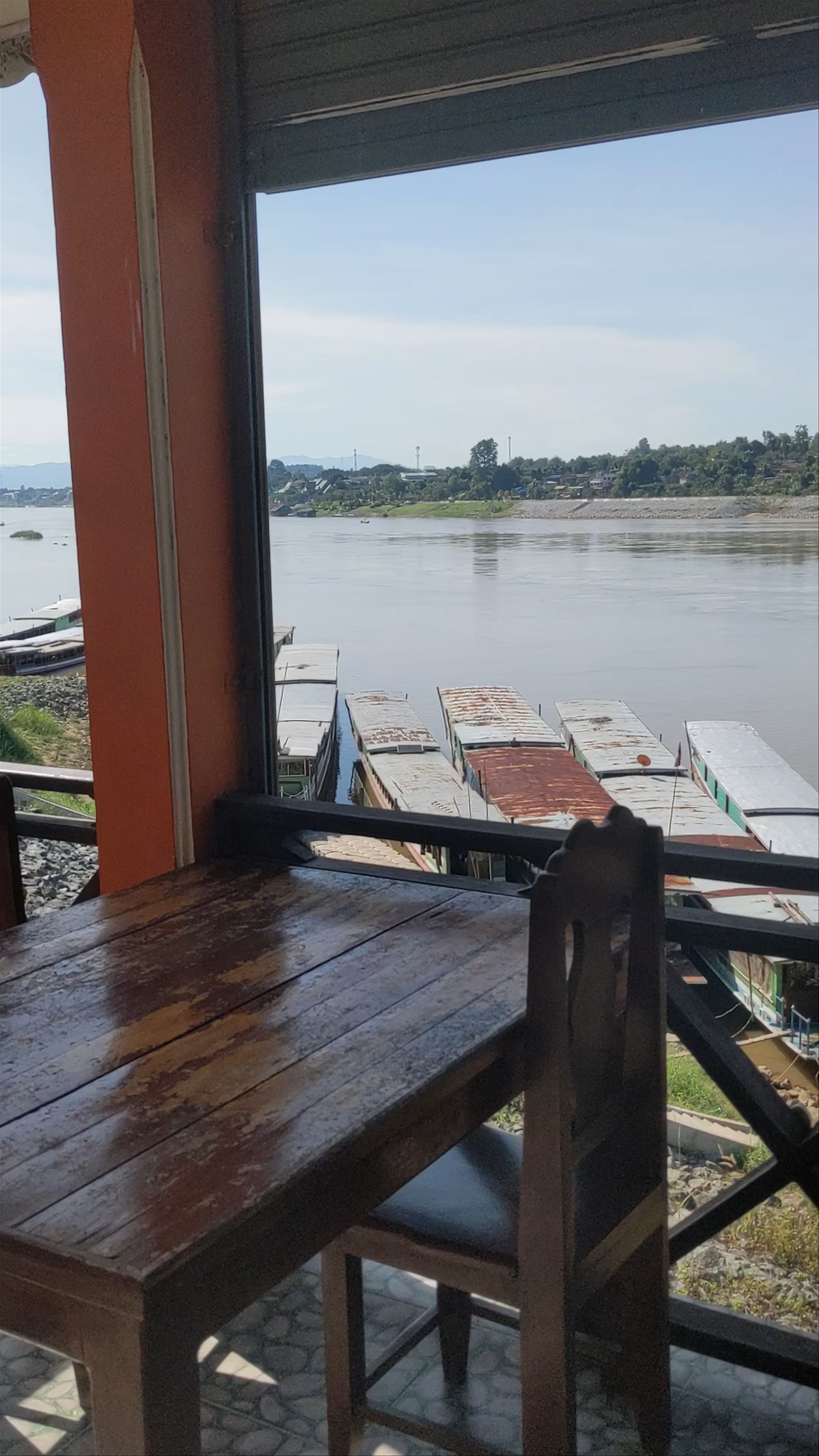 Tranquil Views at Slow Boat Terminal, Luang Prabang