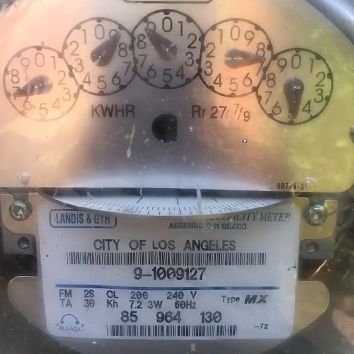 Solar Forward - Electric meter going backward at my house during testing last week!! - Solar Installation Near Me - Santa Monica, California