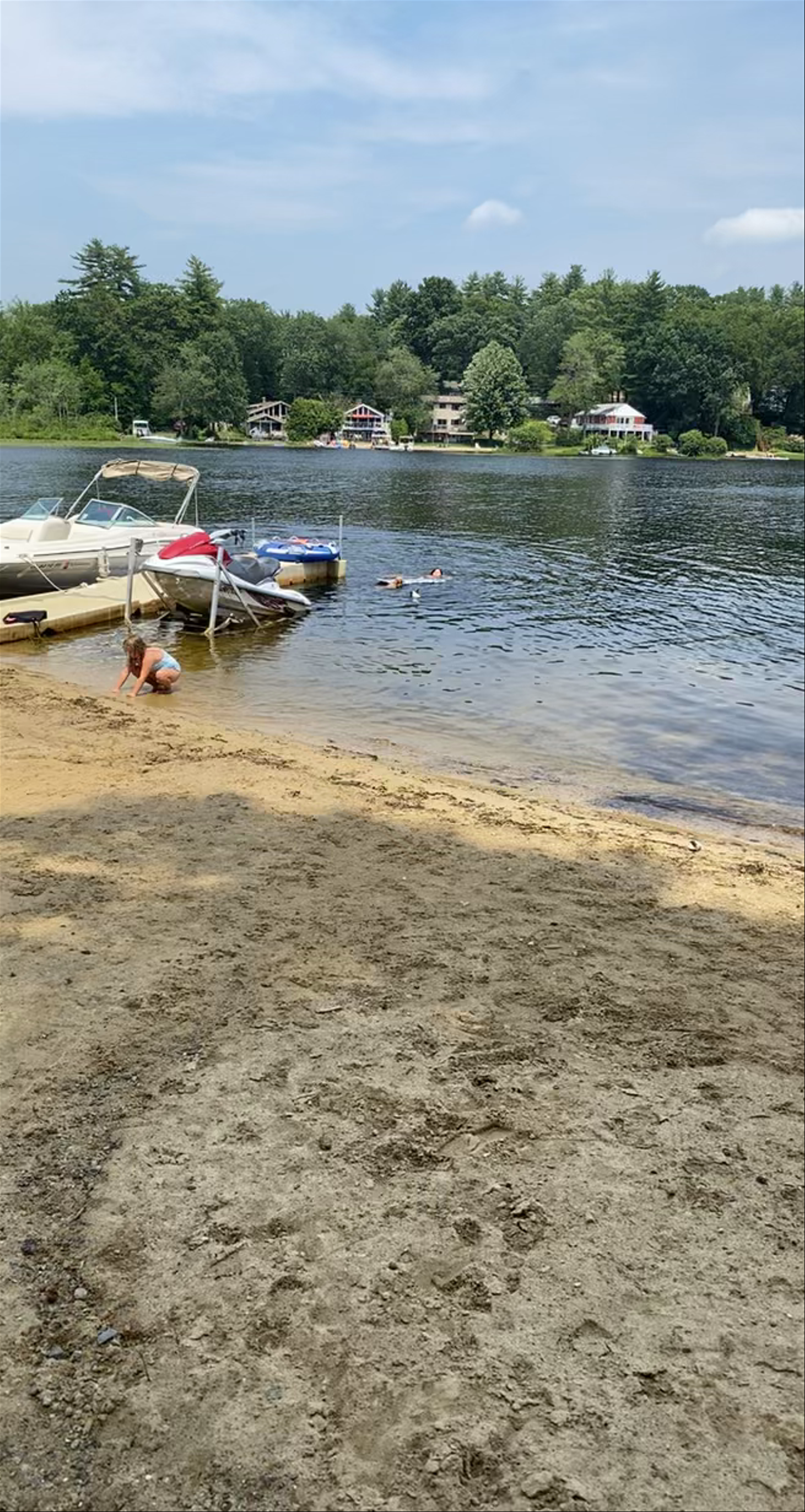 Beach at Angle Pond