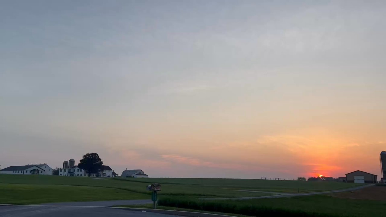 Olde Amish Inn - If a walk a little east of the property you can see the sunrise over an Amish farm. - Hotels Near Me - Ronks, Pennsylvania