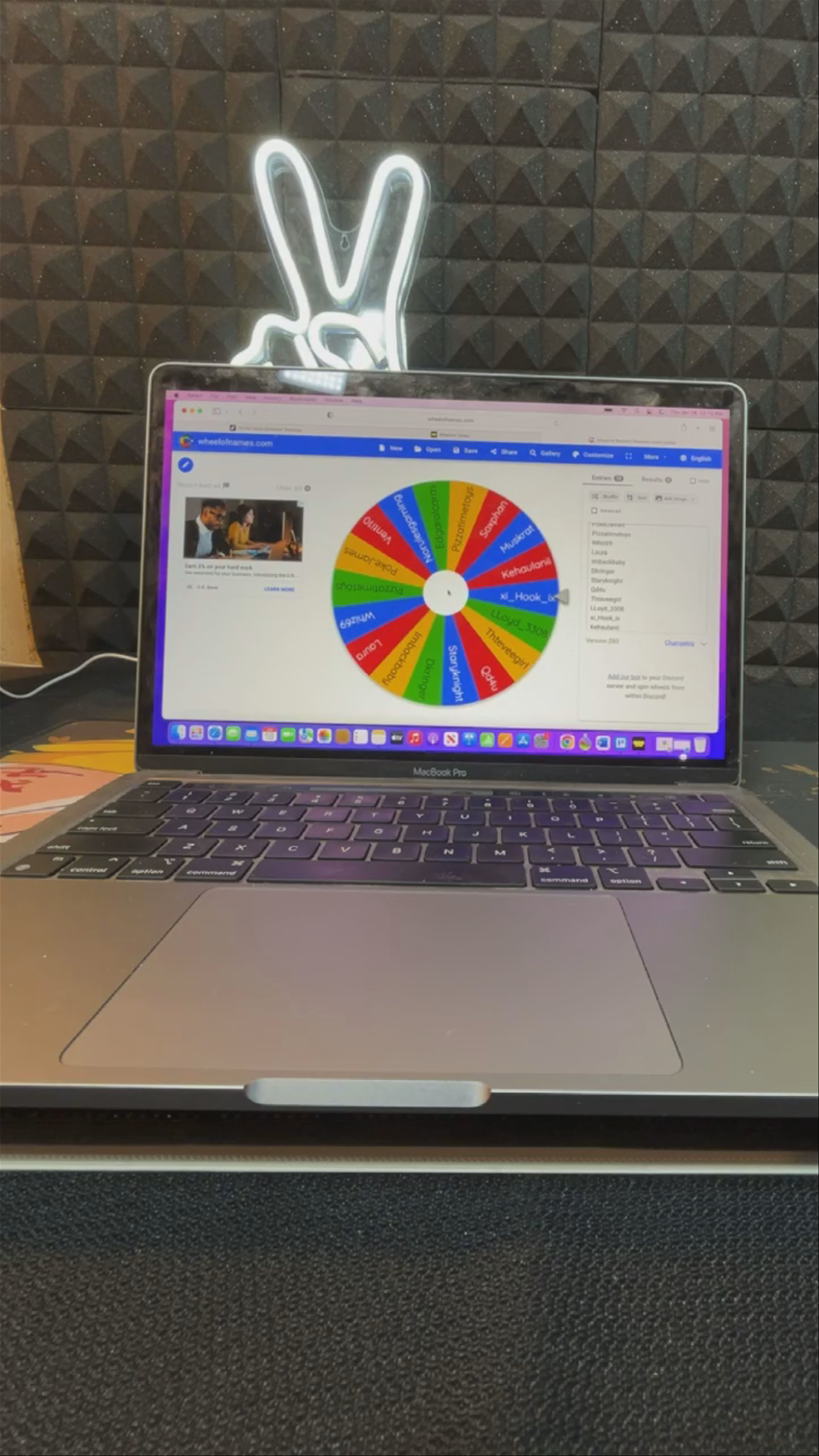 NFL wheel list