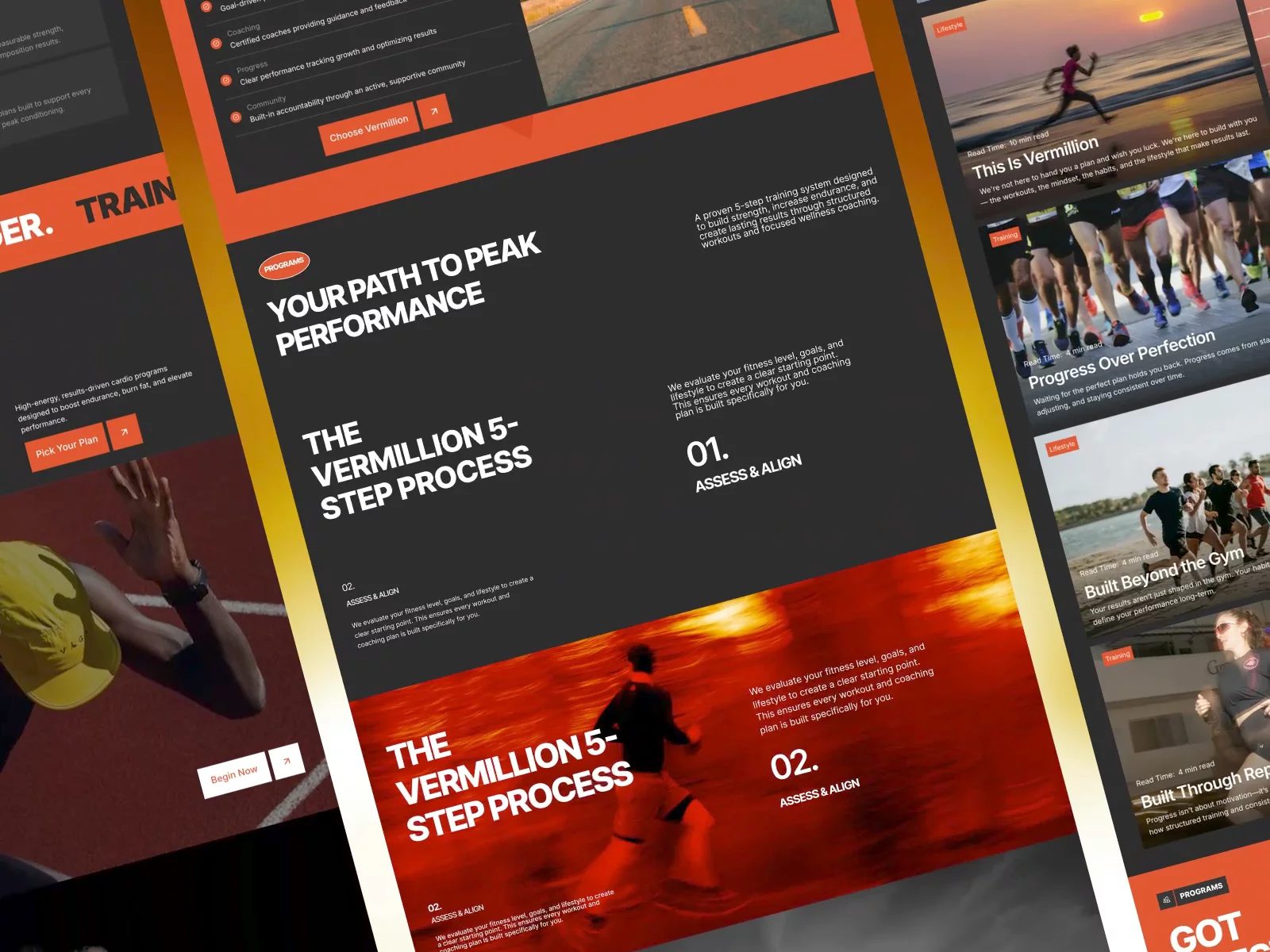 Vermillion - A Free Fitness and Training TemplateVermillion is a bold, high-energy fitness and coaching Framer template built for gyms, personal trainers, and wellness brands that mean business. Designed with a fierce aesthetic and purposeful structure, it gives fitness professionals everything they need to showcase programs, highlight coaches, and convert visitors into committed members. Check it out below!!https://vermillion.framer.website/
