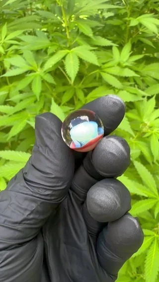 Preview pic of 16mm Color Work Implosion Marble / Cap