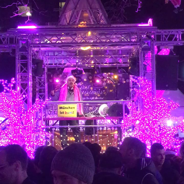 Pink Christmas - DJ James provides the entertainment some nights - Christmas Markets Near Me - Munich, BY