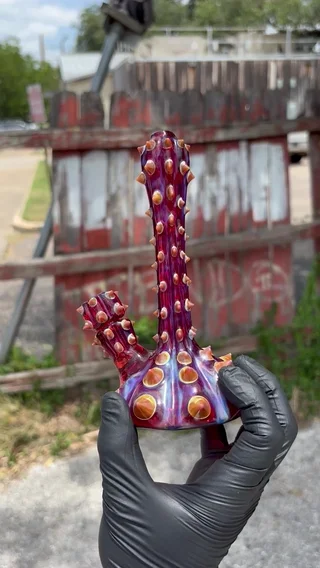 Preview pic of Unparalleled 10mm bong w/ matching slide