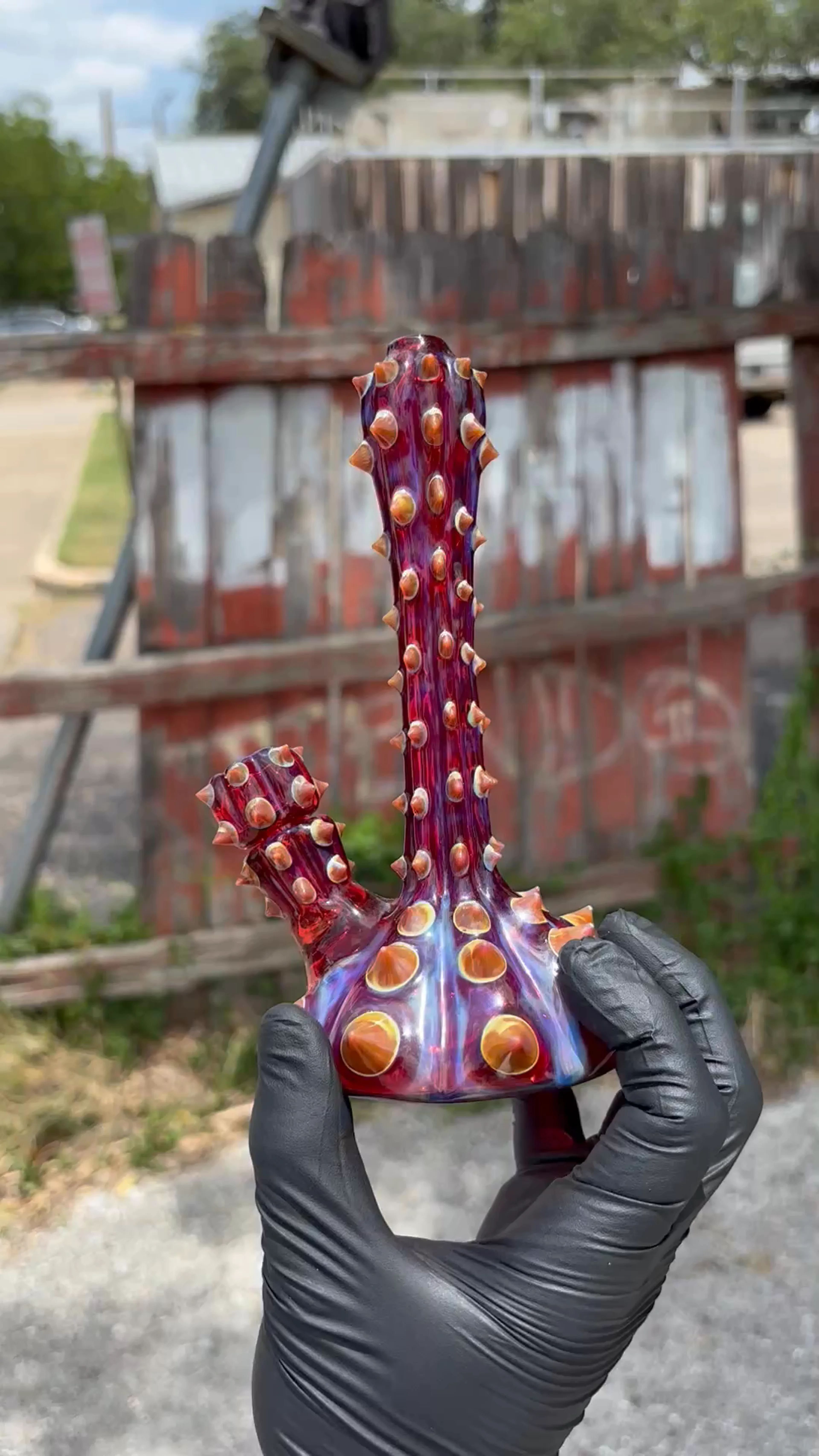 Preview pic of Unparalleled 10mm bong w/ matching slide