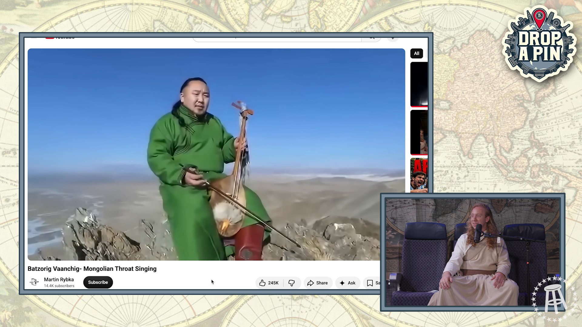Ginger Mongolian Throat Singer Wows The Fellas (📍Mongolia) | Drop A Pin Ep. 94