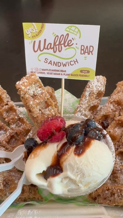 Waffle Sandwich Bar - Churro waffle sticks - Breakfast & Brunch Near Me - Orlando, Florida