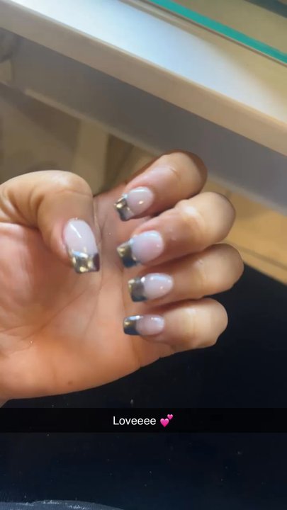 Spa Nails - Chrome Tips ! Something new and different - Nail Salons Near Me - Jamestown, New York