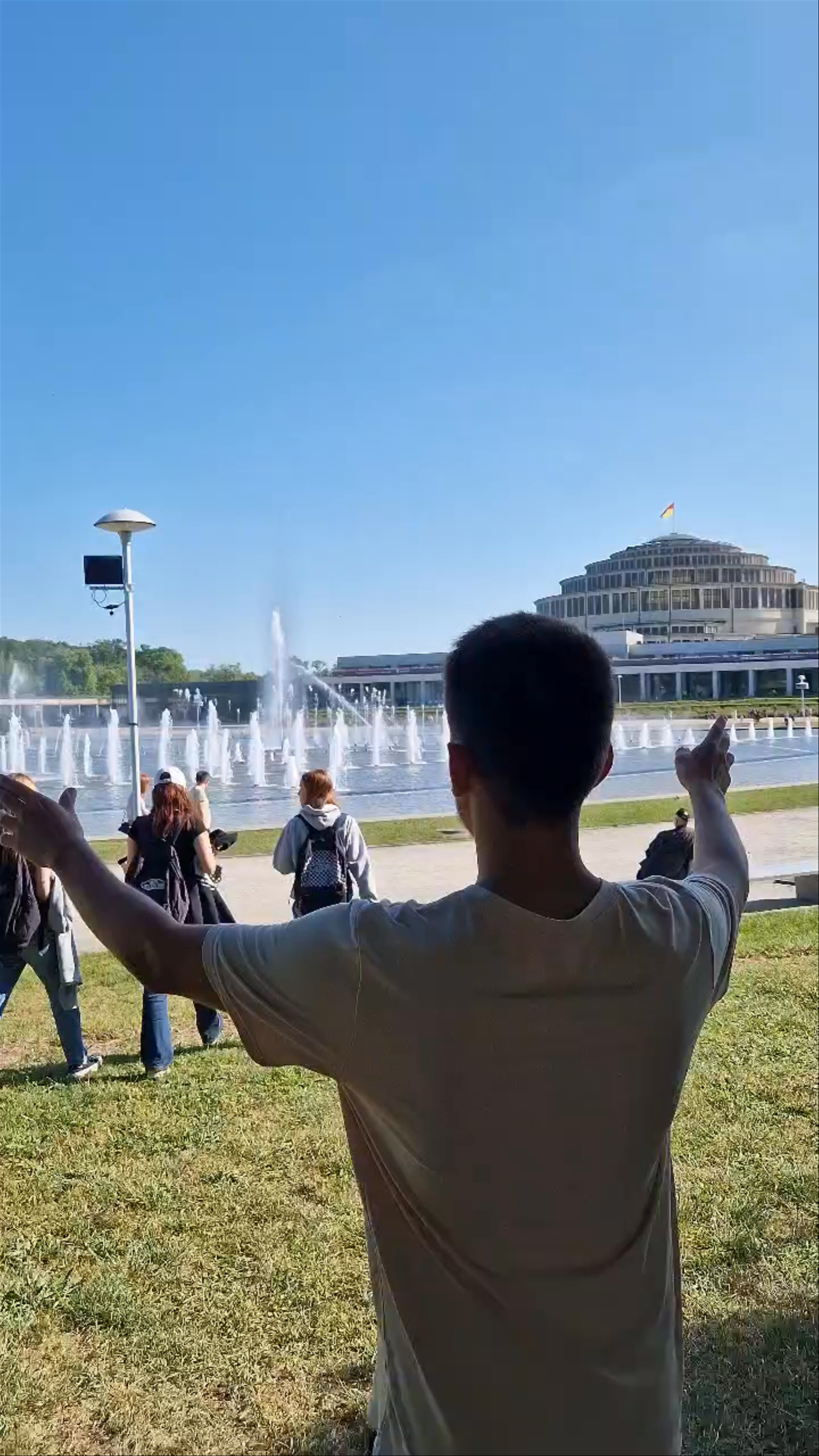 Hala Stulecia Fountain Celebration in Wrocław