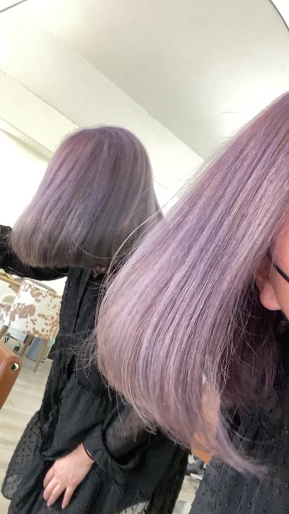 Gradation La - Lavender purple on my hair! Kie did amazing job. I looooove it. - Nail Salons Near Me - Los Angeles, California