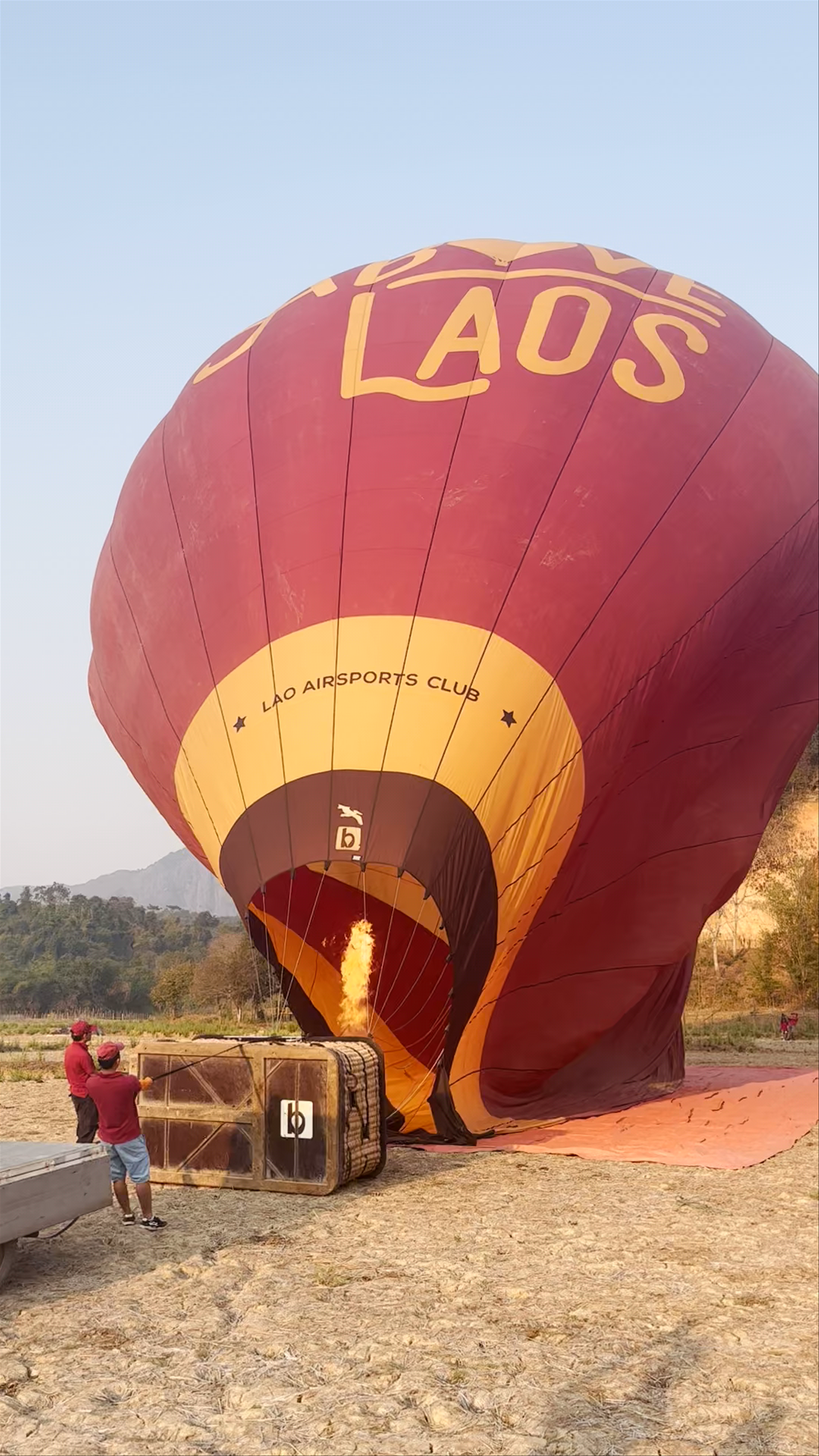 Above Laos Ballooning