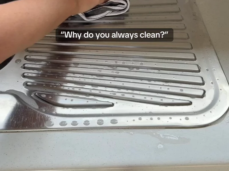 “why do you always clean?”