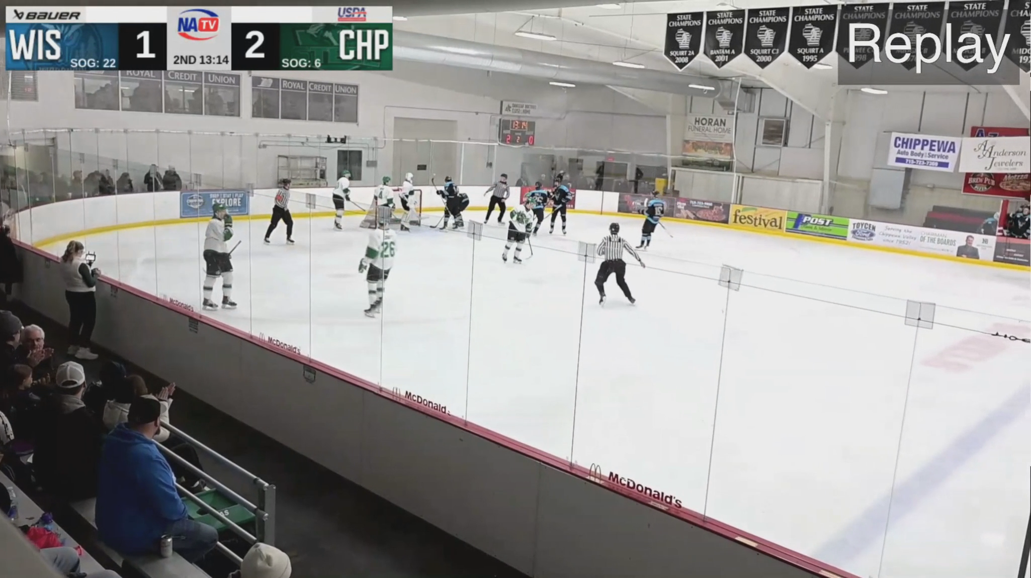 Jordan Stange Nets First NAHL Goal for Wisconsin Windigo!