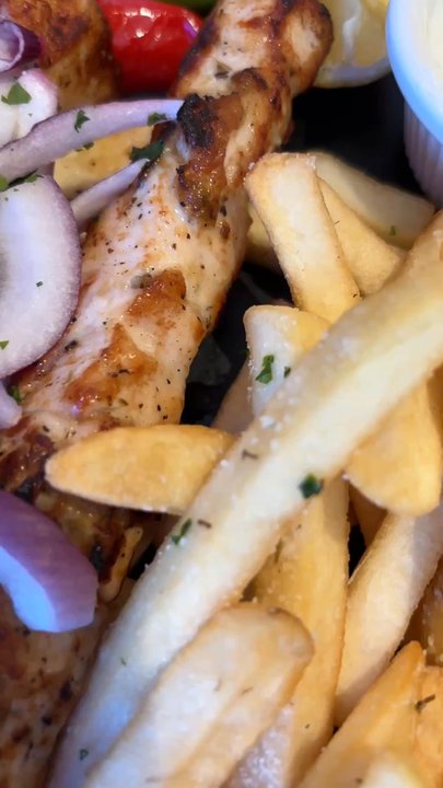 Ilios Taverna - Chicken Skewers - Bars Near Me - The Bronx, New York