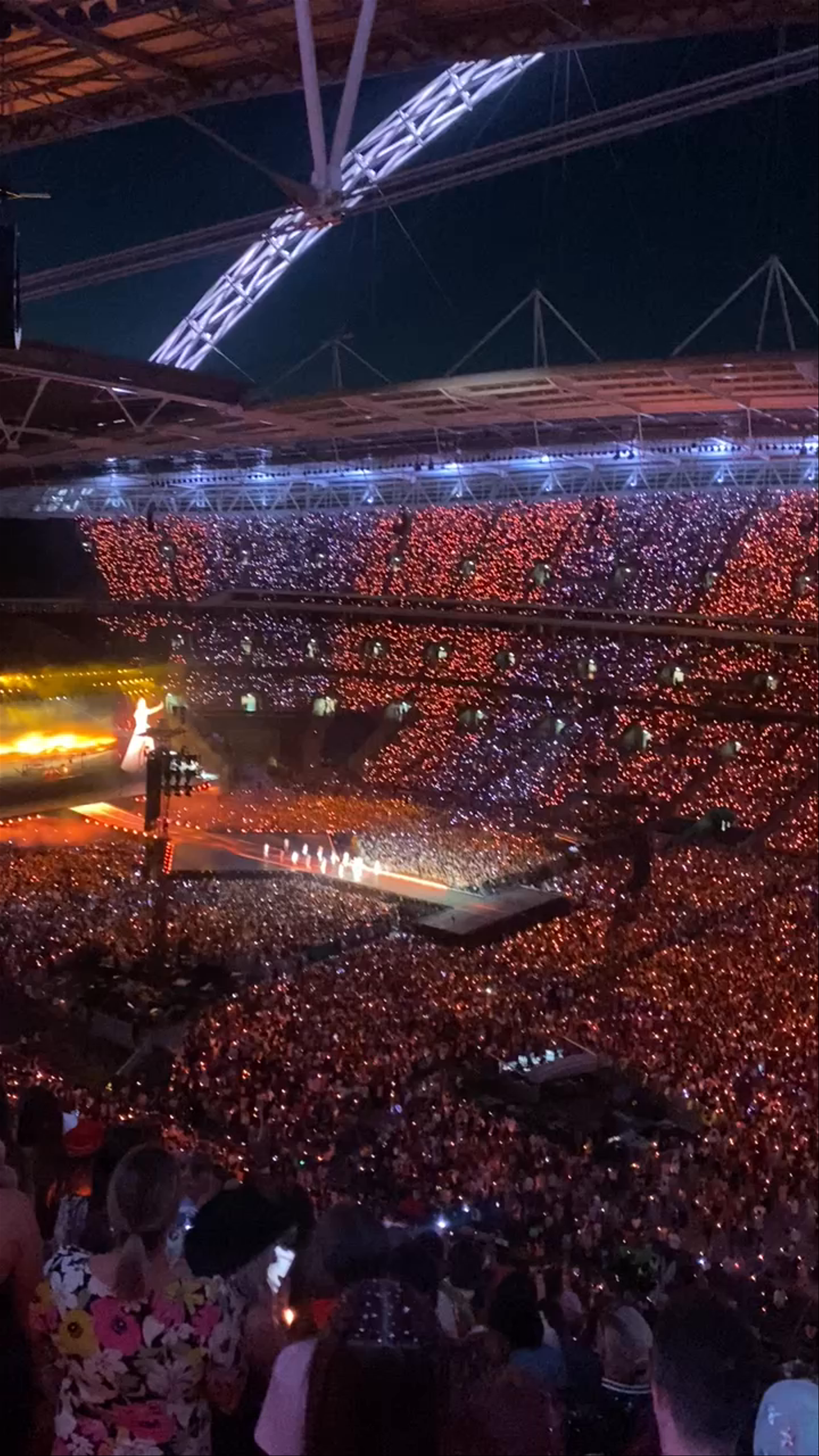 Electrifying Night Concert at Wembley Stadium, London
