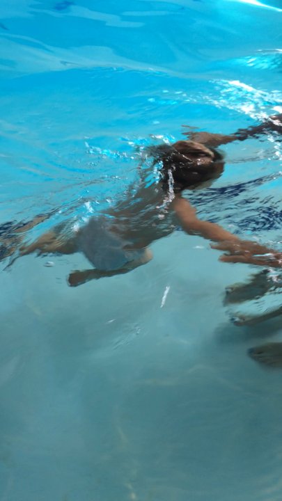 SwimGuru - My 22 month old.  Learning to swim-float-swim.  This is her 10th lesson.  No prior swim lessons. - Swimming Lessons/Schools Near Me - Seattle, Washington
