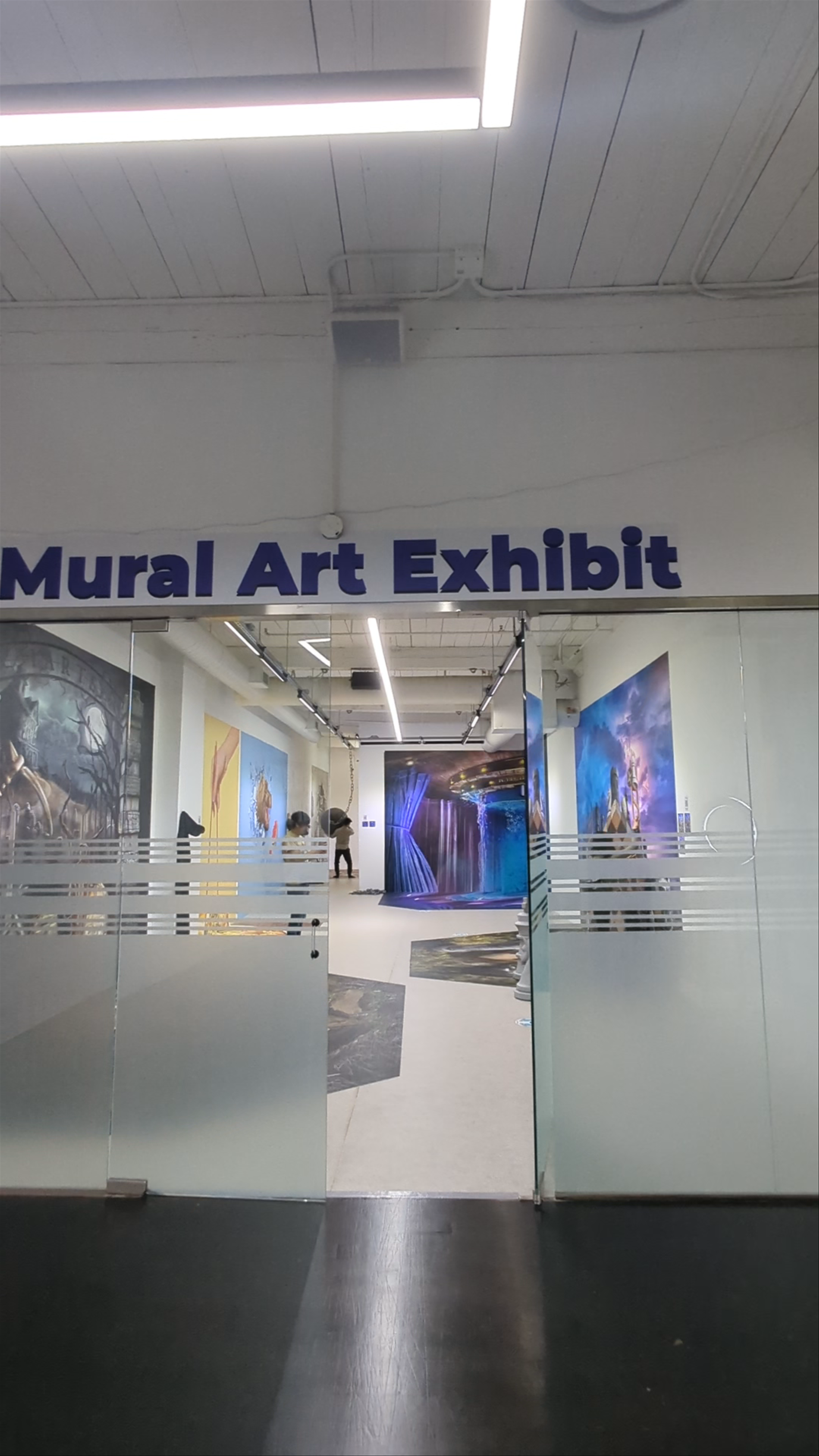 Immersive Mural Art Exhibit in Downtown Toronto