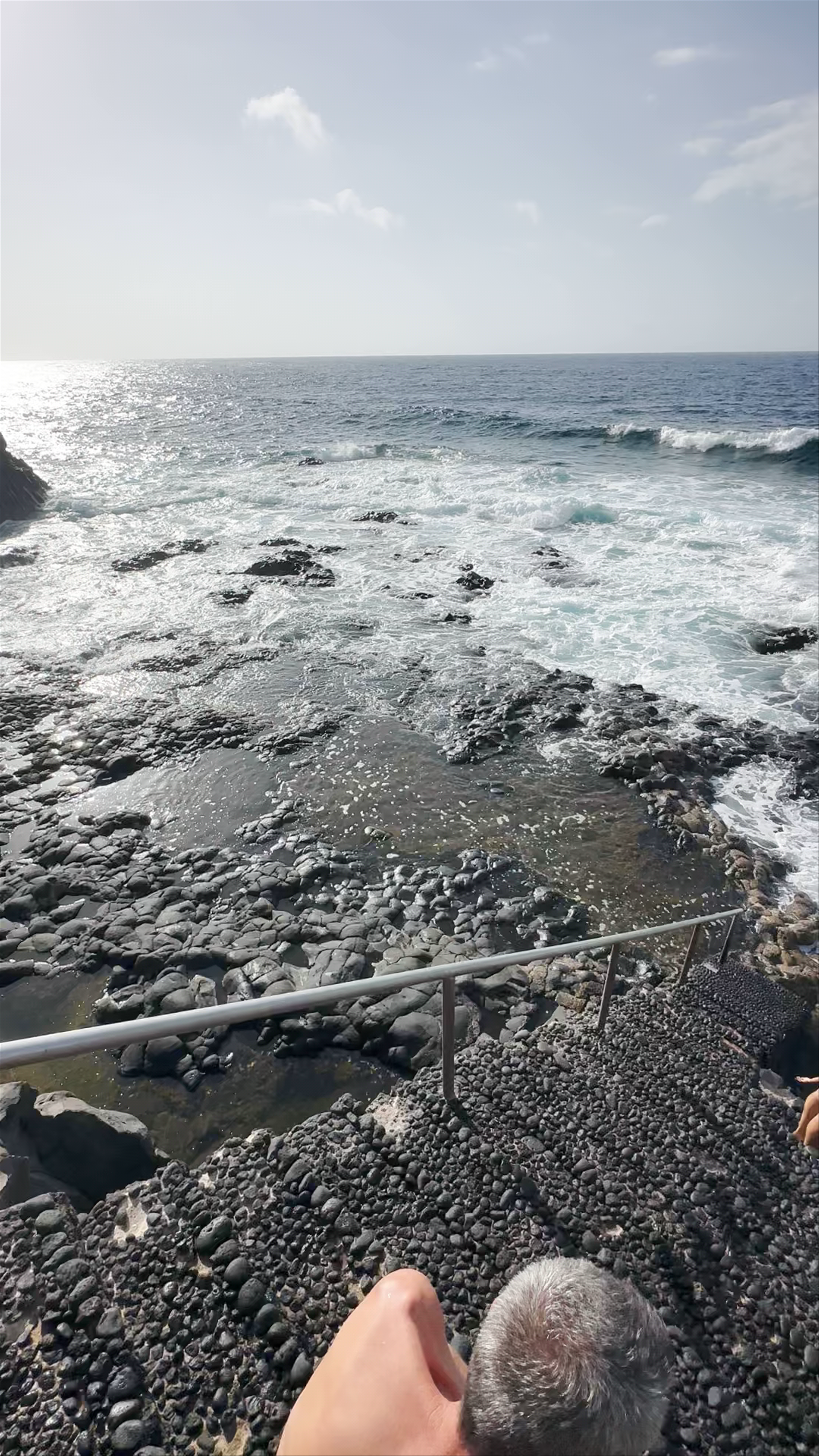 Charco de Los Sargos Natural Ocean Pools in La Frontera, Canary Islands