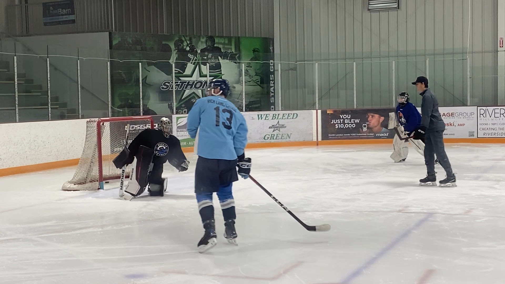 Riley Vyse's Impressive Shooting Drills with Goalie Insight