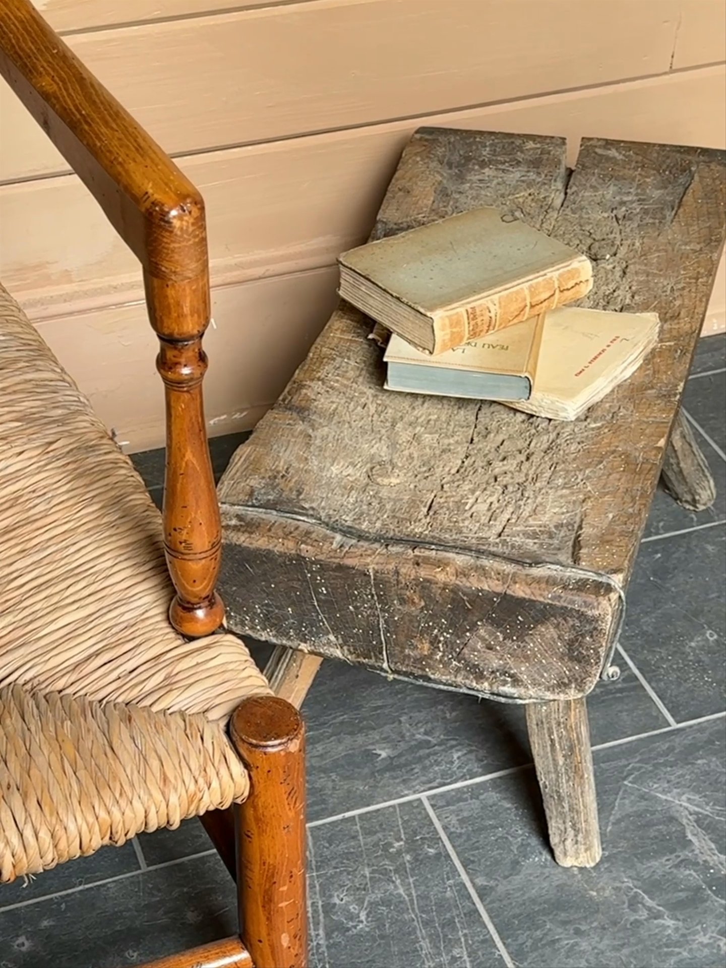 Hungarian Butcher Block Stool