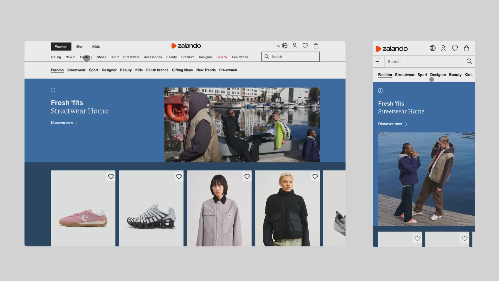 Showcase of the Zalando Navigation System