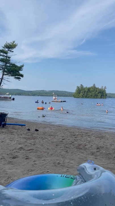 Four Seasons Camping Area - Is cream pontoon boat - Campgrounds Near Me - Naples, Maine