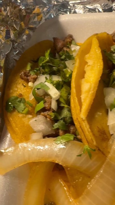 Taqueria Mi Tierra - (From L-R): Campechanos x2, Barbacoa x2, Fajitas x2 - Food Trucks Near Me - Lufkin, Texas