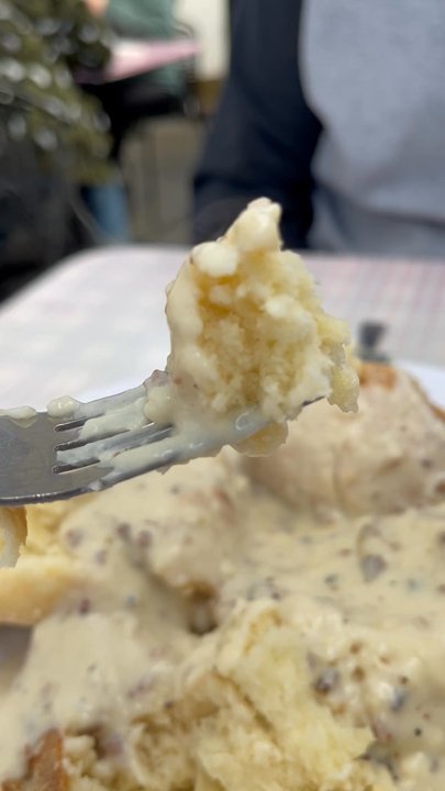 Sax's Joint - Steamy hot biscuits and sausage gravy delicious - Breakfast & Brunch Near Me - Petaluma, California
