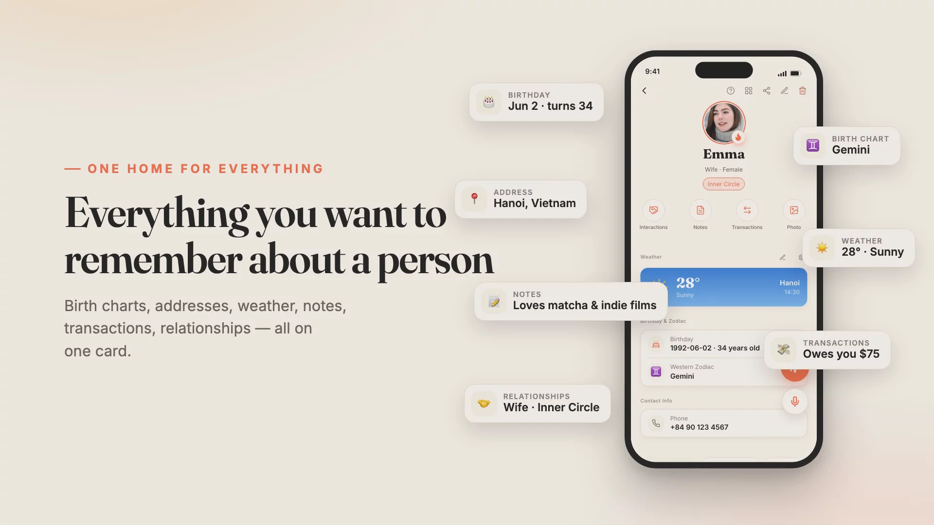 Ember: Relationship Keeper image 1