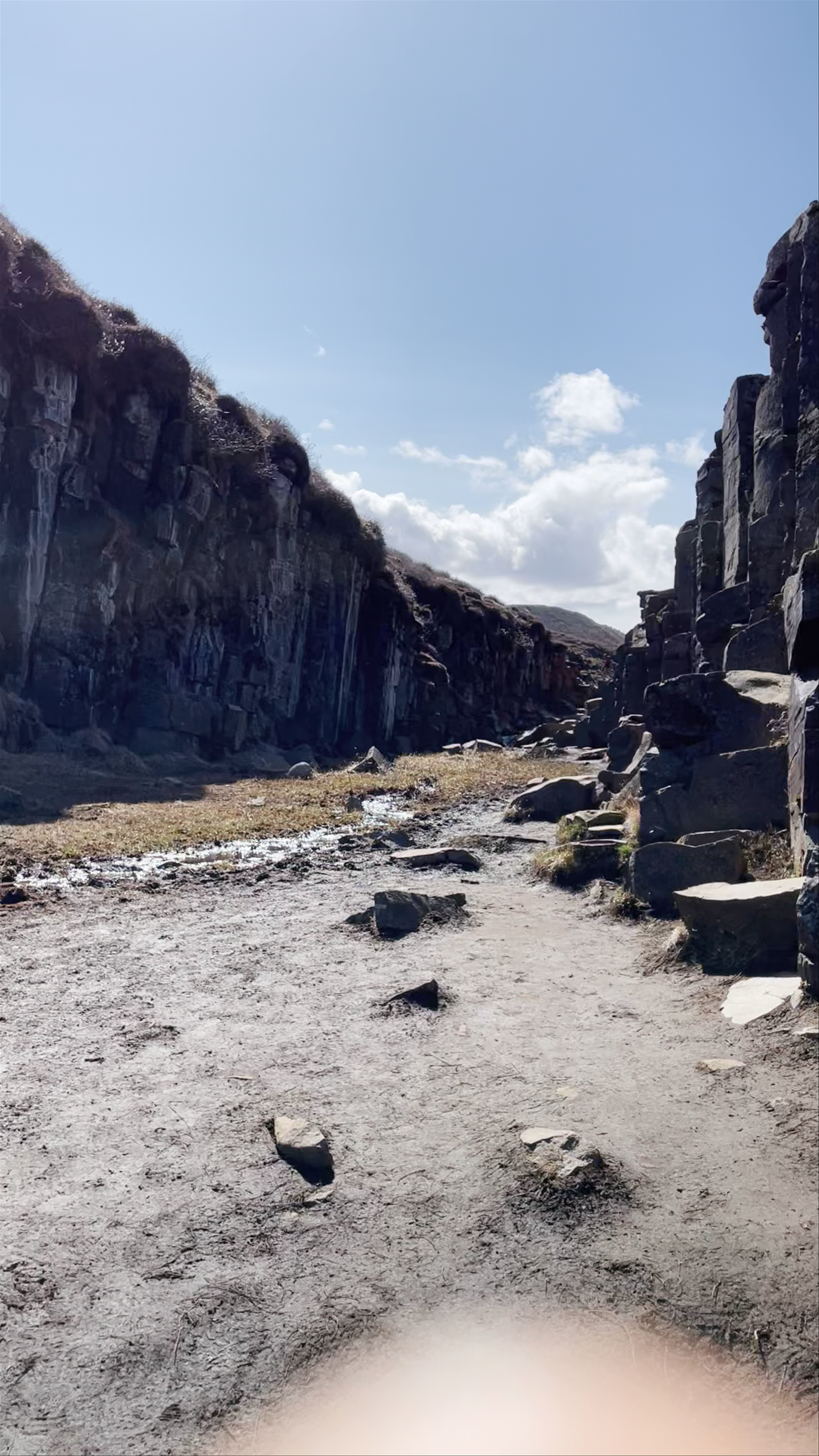 Stuðlagil Walk Inside Canyon