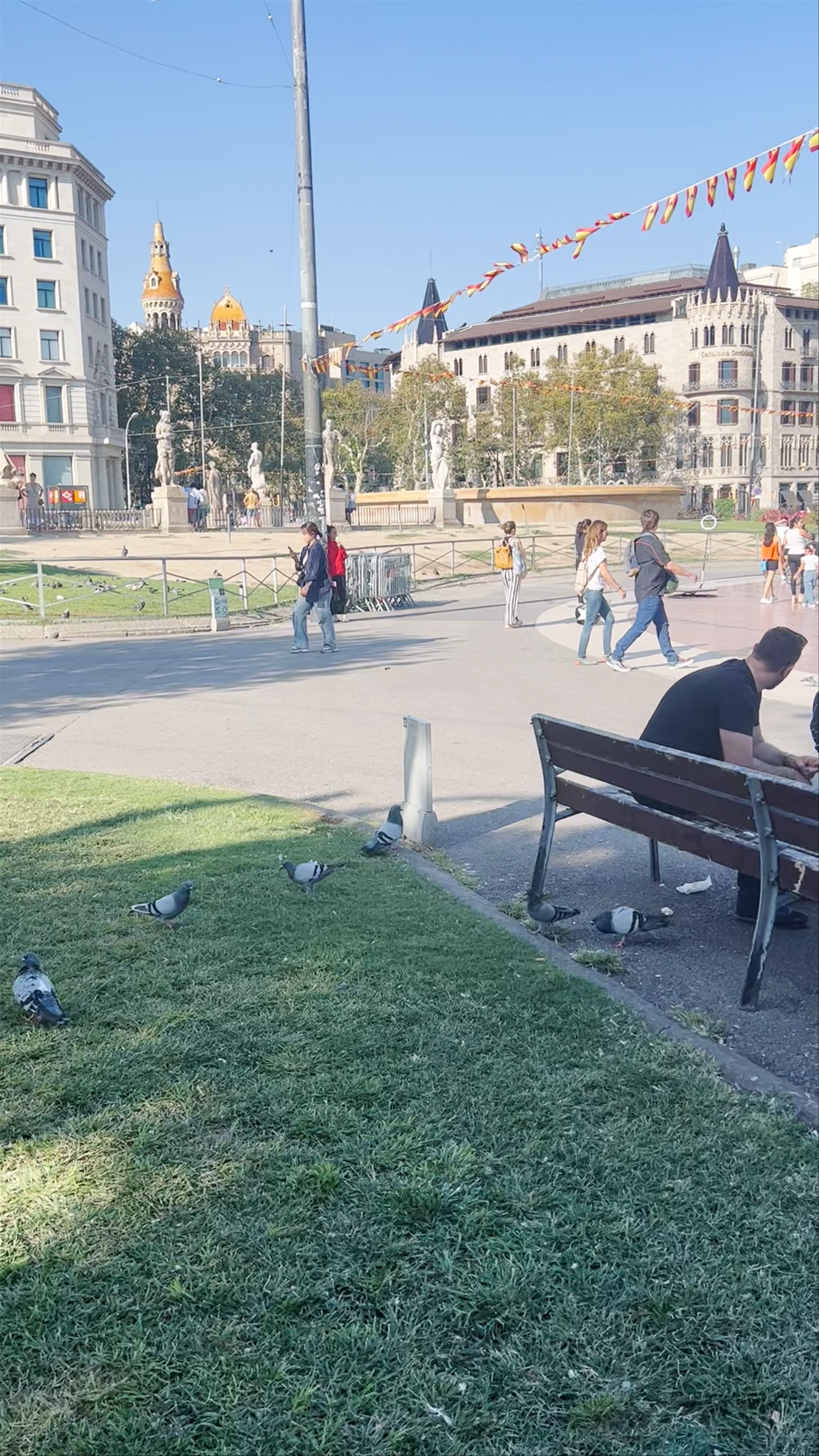 Plaça de Catalunya, Plaça de Catalunya, Barcelona, Spain