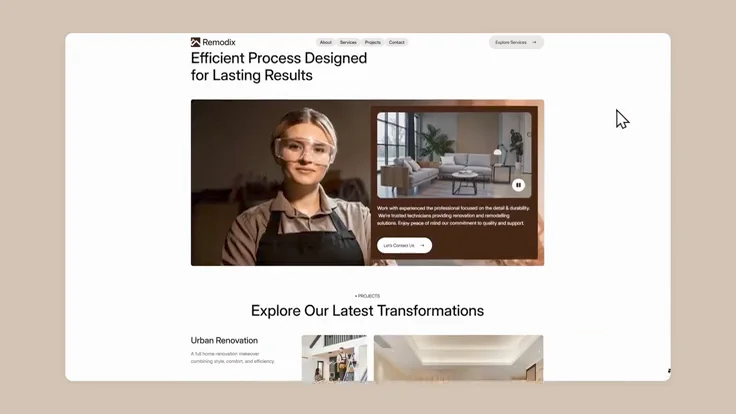 FRAMER MODERN CONTRACTOR WEBSITE.......!!!