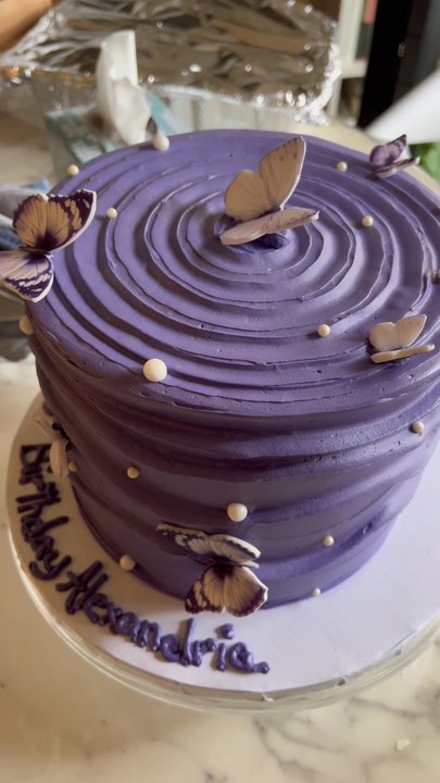 Two Little Monkeys Bakery - Beautiful Butterfly inspired cake! Thank you Deanna - Custom Cakes Near Me