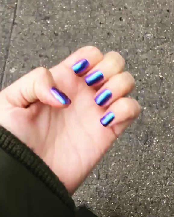 All About Nails - Chrome gel, looks fantastic, chips easily. - Nail Salons Near Me - Brooklyn, New York