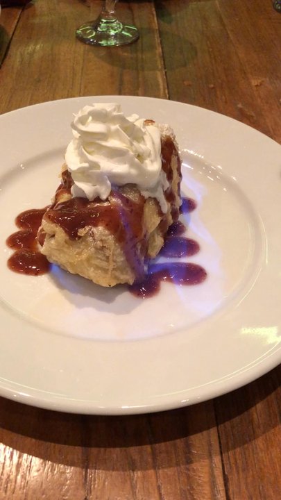 Mali Restaurant - Fried Ice cream  Beautiful yet way to much bourbon it was gross. - Thai Near Me - Atlanta, Georgia