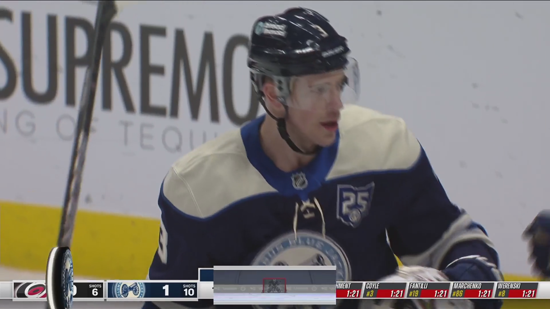 Coyle ties career high with four-point night · Mar 17, 2026