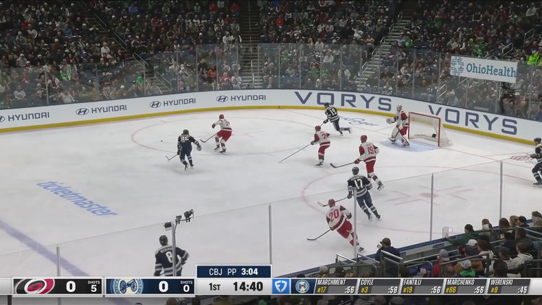 Coyle ties career high with four-point night · Mar 17, 2026