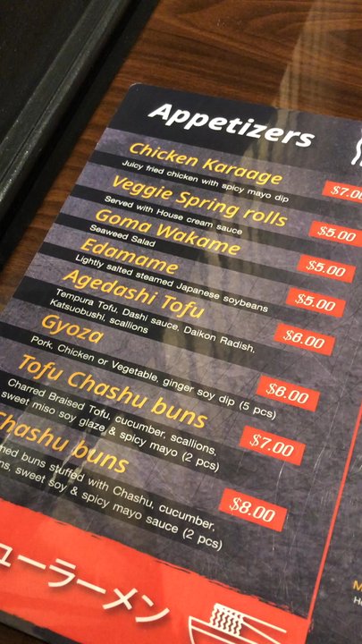 Mashumen - Full menu - Ramen Near Me - Charlottesville, Virginia